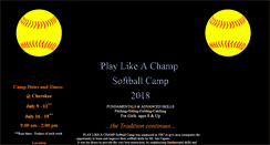 Desktop Screenshot of playlikeachamp.net